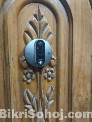 Smart Tuya 1080P WiFi Door Bell Eye Peephole Camera